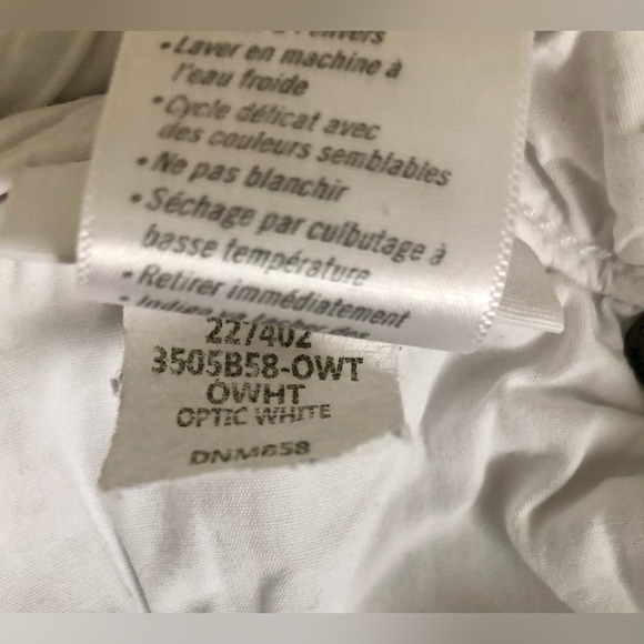 PAIGE Brigitte Mid-rise Ankle Crop Boyfriend Jean Optic White Size 27 - Picture 9 of 9